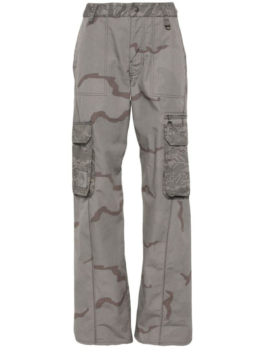 Grey Regenerated Camouflage Cargo Pants