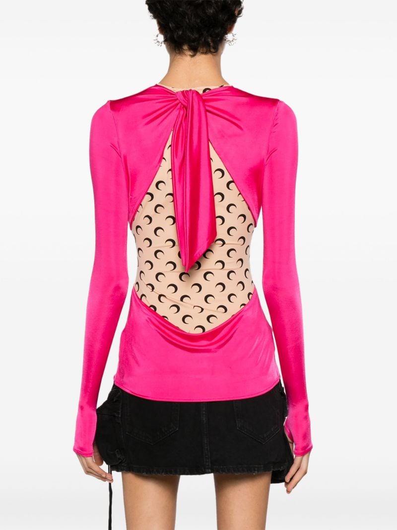 Pink Regenerated Panelled T-shirt
