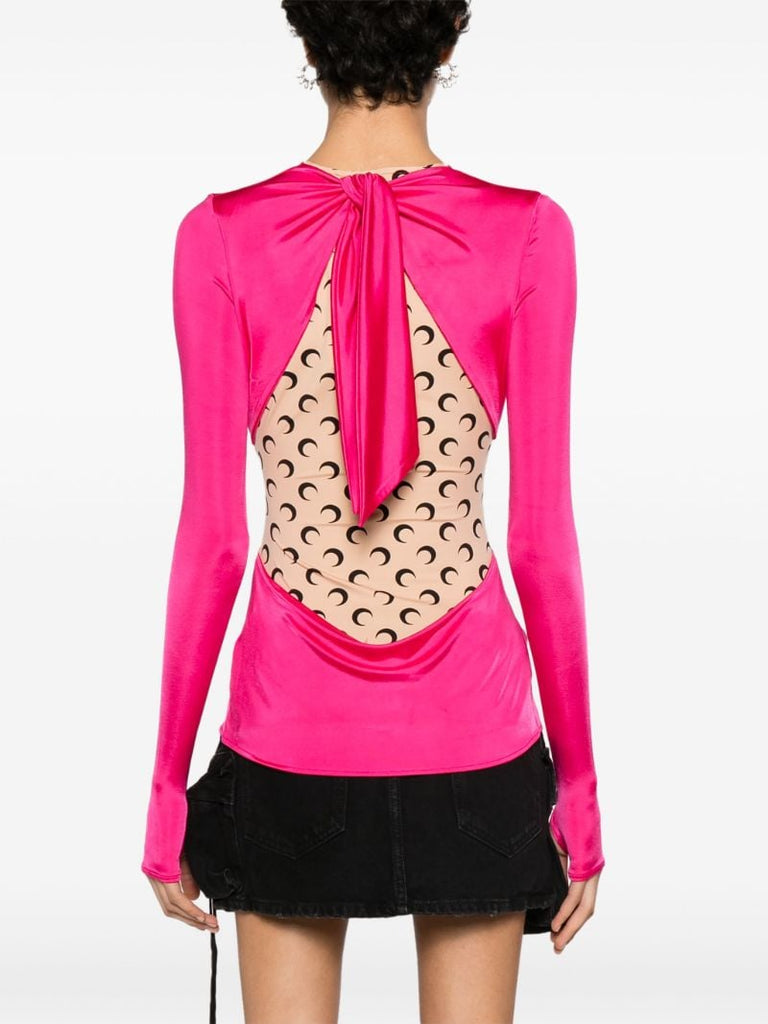 Pink Regenerated Panelled T-shirt