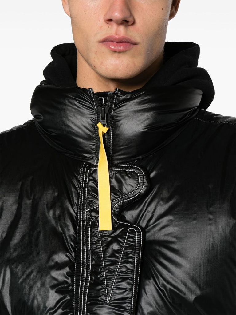 X Pyer Moss Black Cg Disc Vest 001 Quilted Gilet