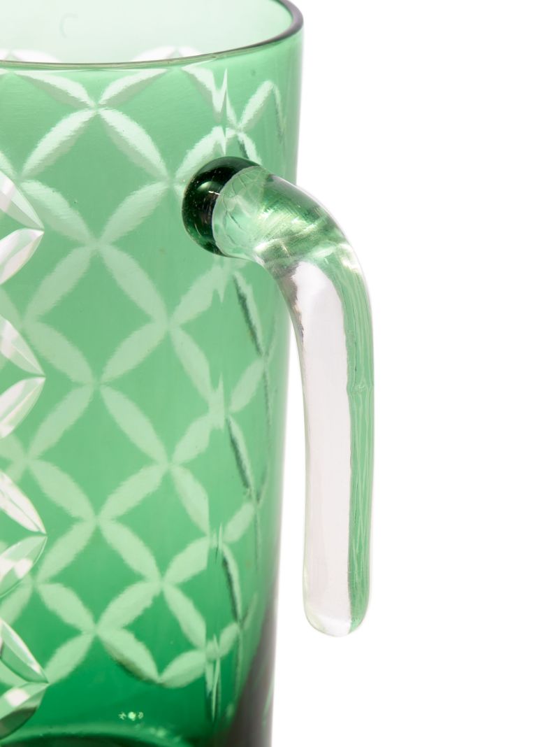 Green Cutting Class Pitcher