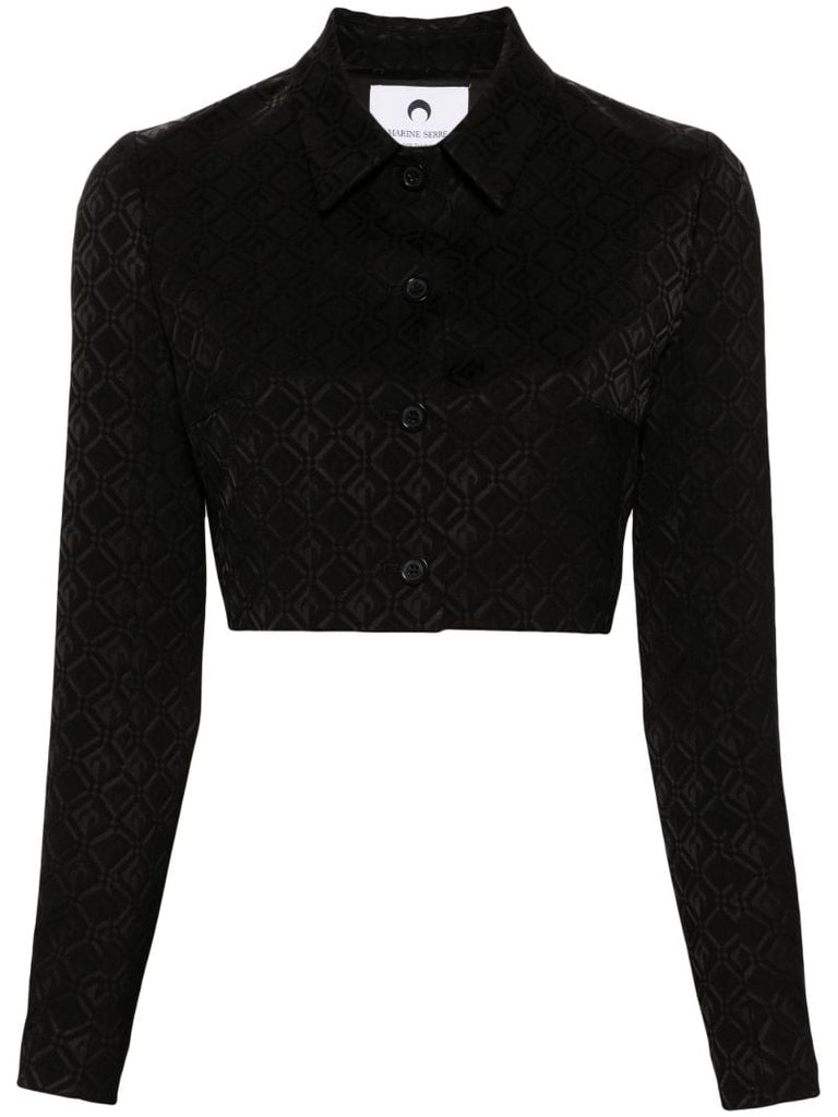 Black Moon Diamant Cropped Jacket