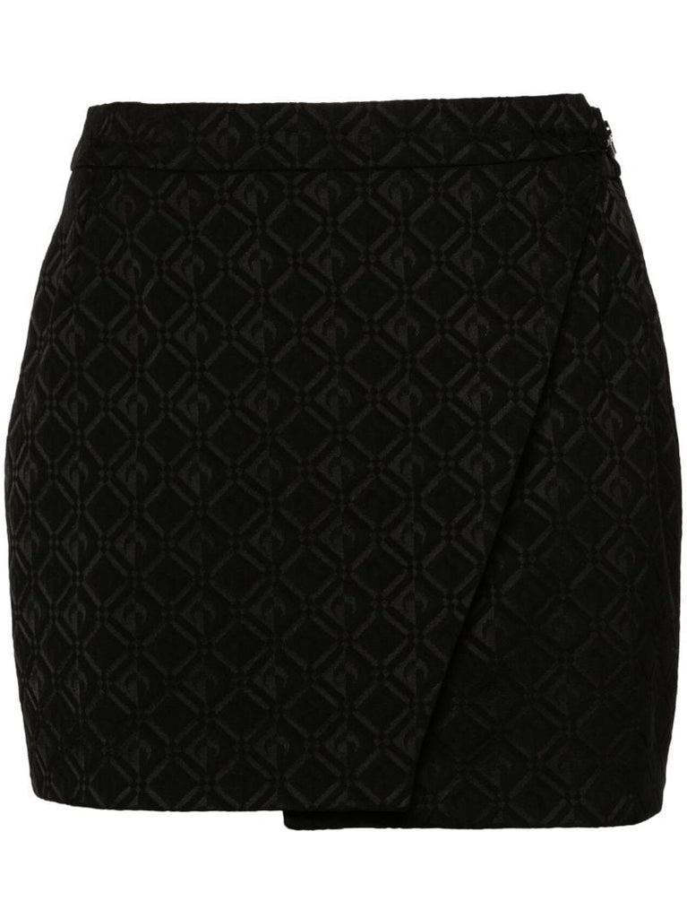 Black Moon Diamant Jacquard Skirt