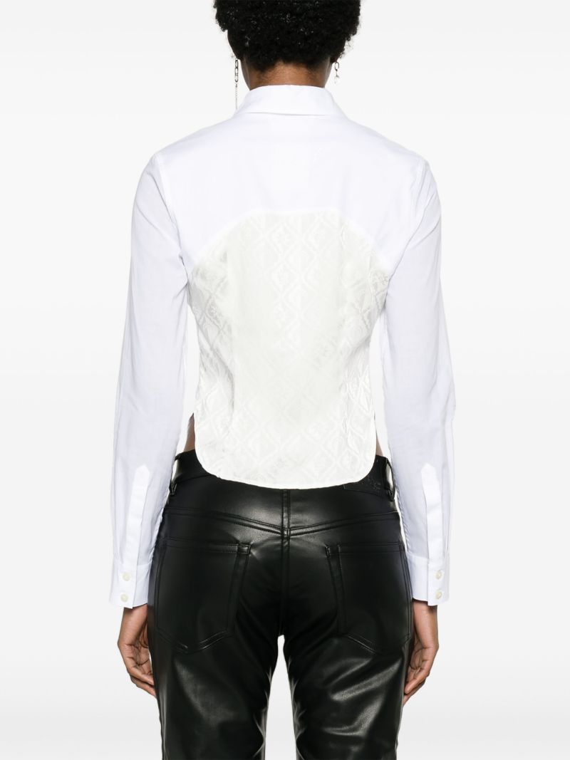White Regenerated Household Linen Shirt