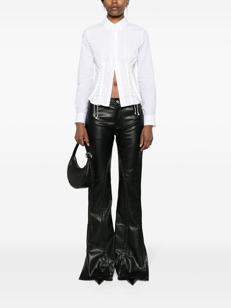 White Regenerated Household Linen Shirt