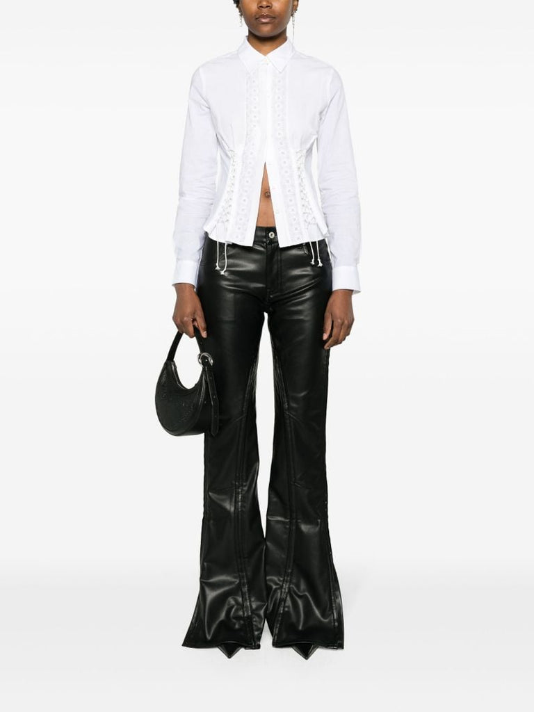 White Regenerated Household Linen Shirt