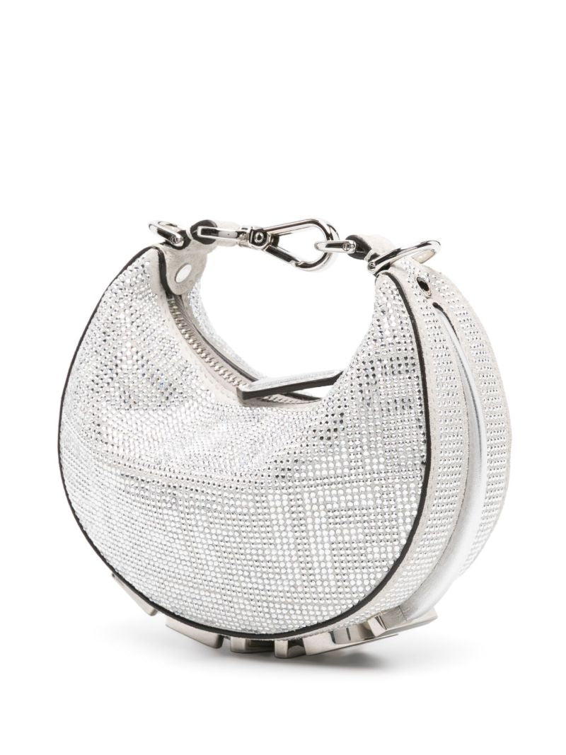Silver Fendigraphy Mini Shoulder Bag
