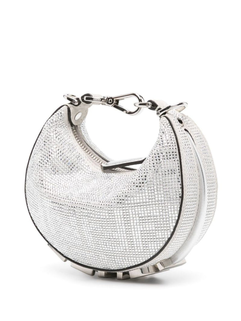 Silver Fendigraphy Mini Shoulder Bag
