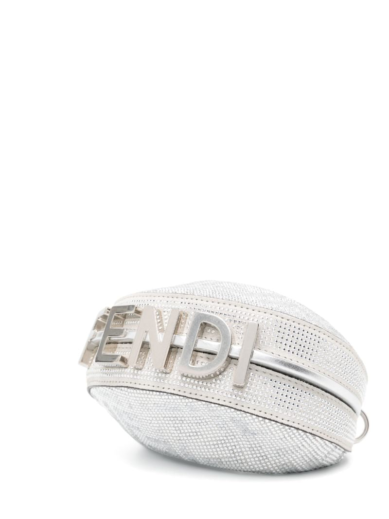 Silver Fendigraphy Mini Shoulder Bag