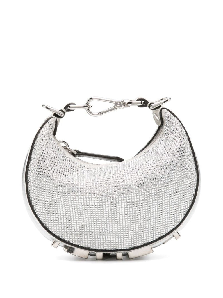 Silver Fendigraphy Mini Shoulder Bag