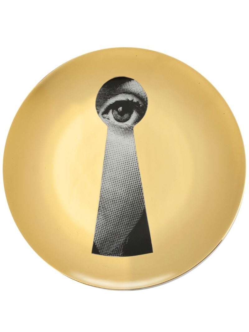Black and Gold Tema E Variazioni N14 Wall Plate