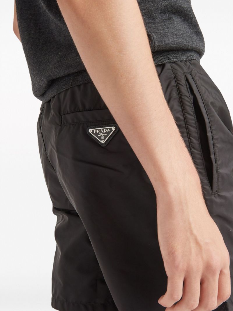 Black Triangle Logo Swim Shorts
