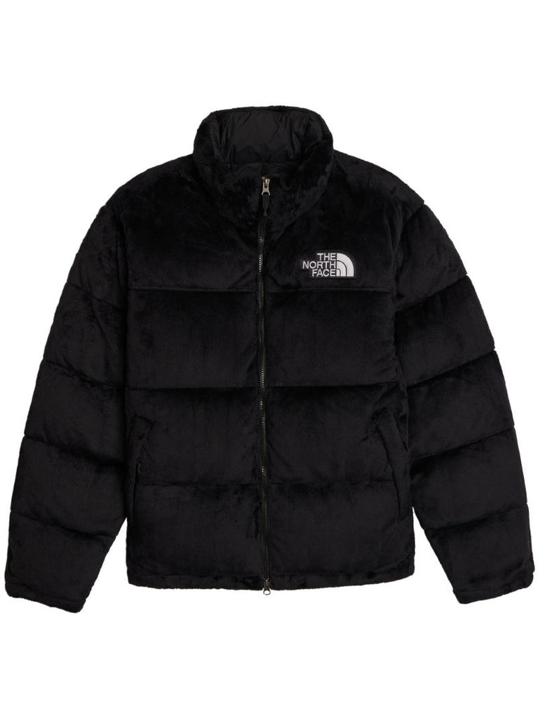 Black Nuptse Velour Padded Jaxket