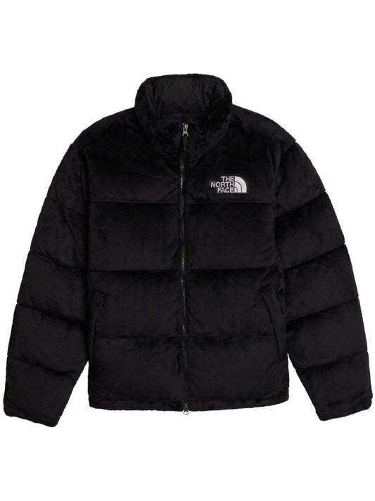 Black Nuptse Velour Padded Jaxket