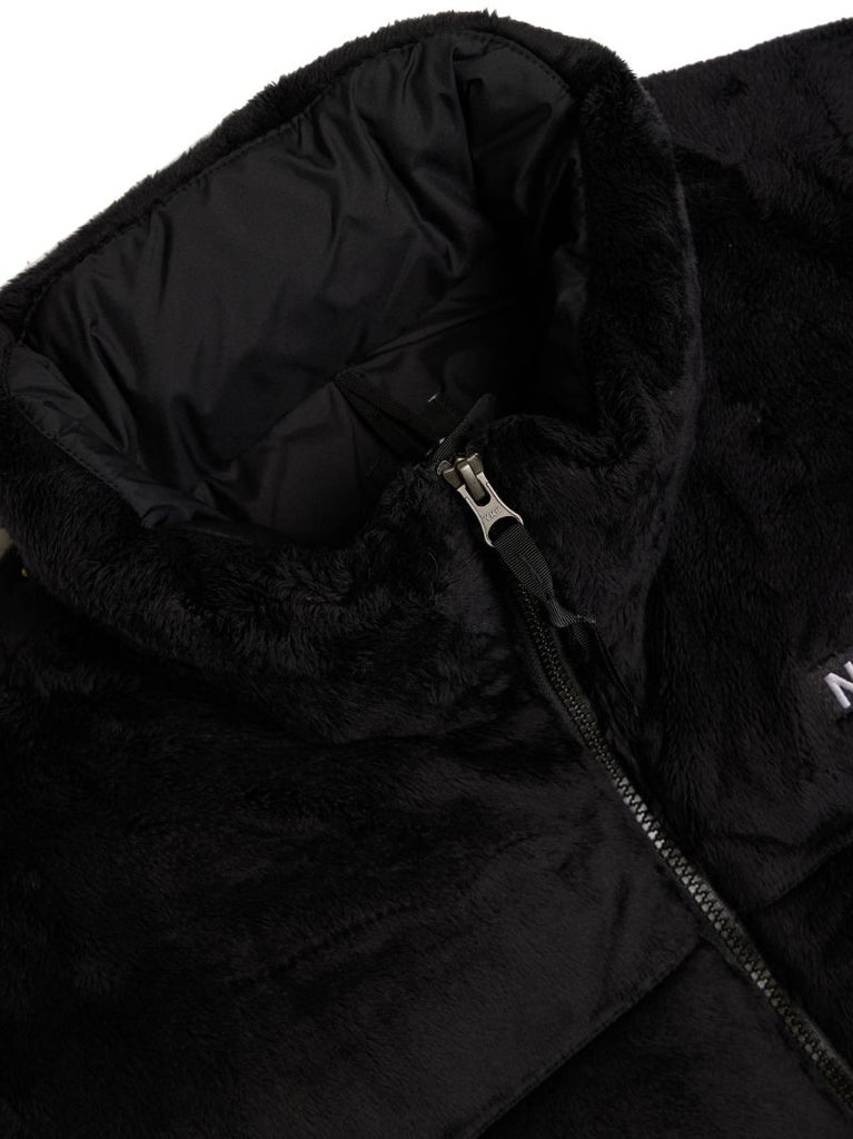 Black Nuptse Velour Padded Jaxket