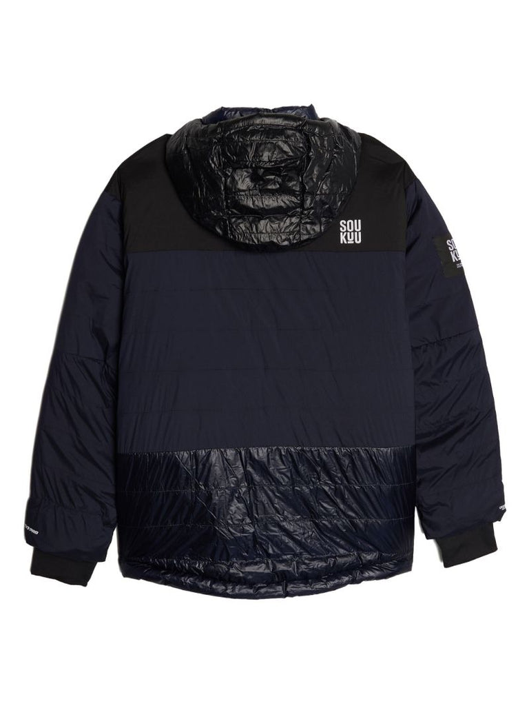 X Undercover Blue Soukuu 50/50 Hooded Jacket
