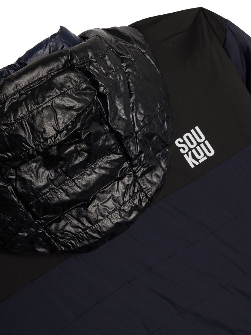 X Undercover Blue Soukuu 50/50 Hooded Jacket