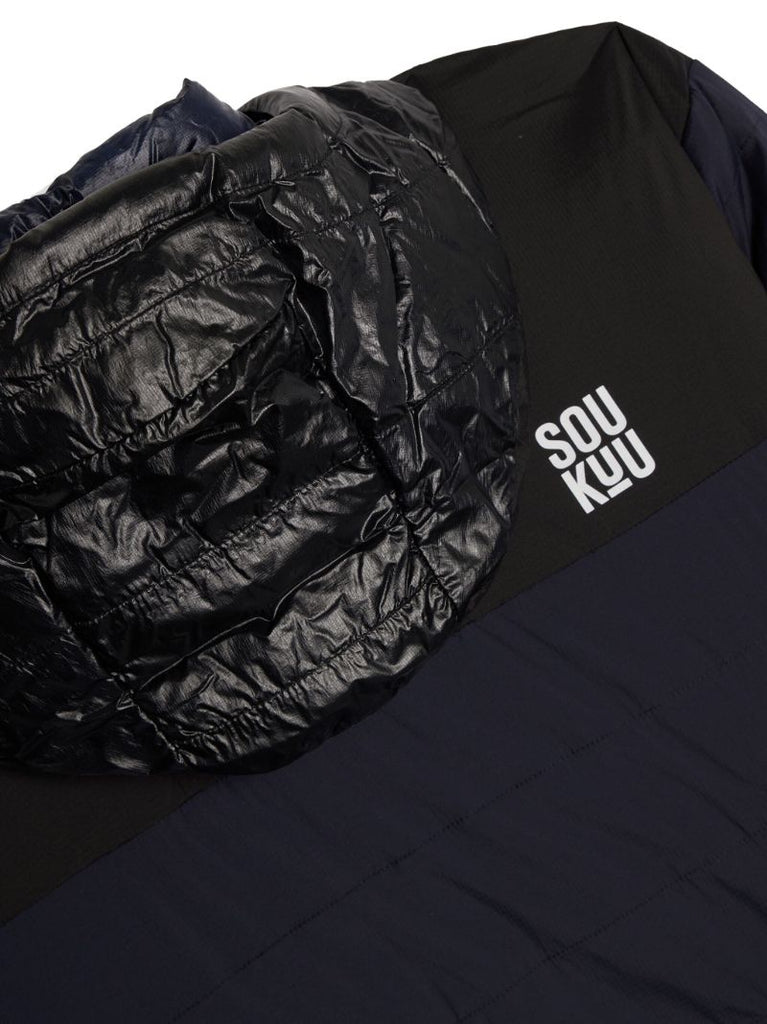 X Undercover Blue Soukuu 50/50 Hooded Jacket