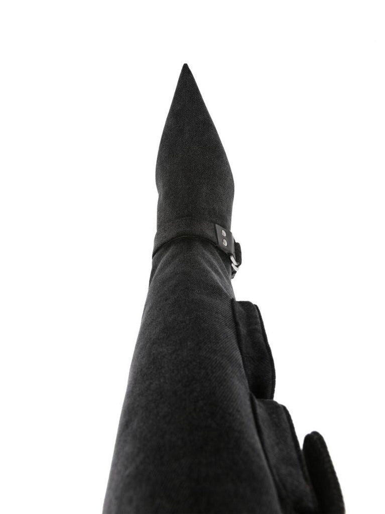 Black 65 Denim Cargo Boots