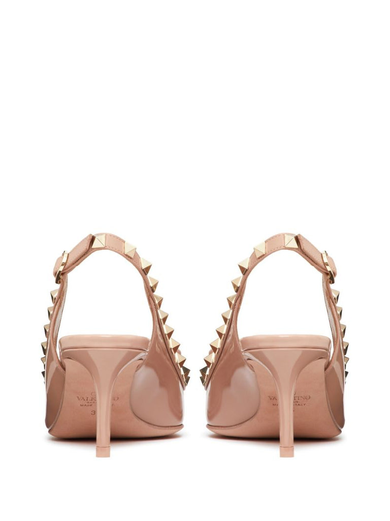 Neutral Rockstud 60 Leather Pumps