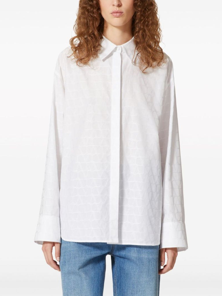 White Toile Iconographe Cotton Shirt
