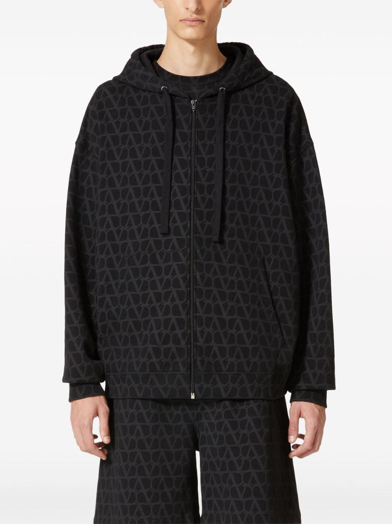 Black Toile Iconographe Cotton Hoodie