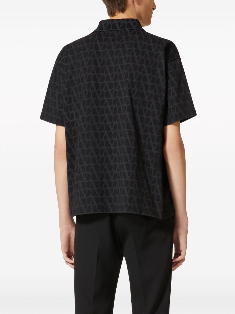 Black Toile Iconographe Polo Shirt