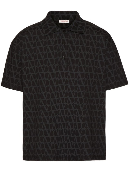 Black Toile Iconographe Polo Shirt