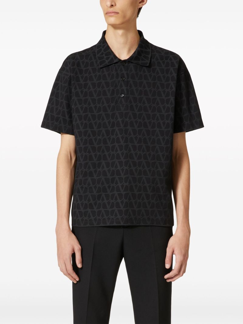 Black Toile Iconographe Polo Shirt
