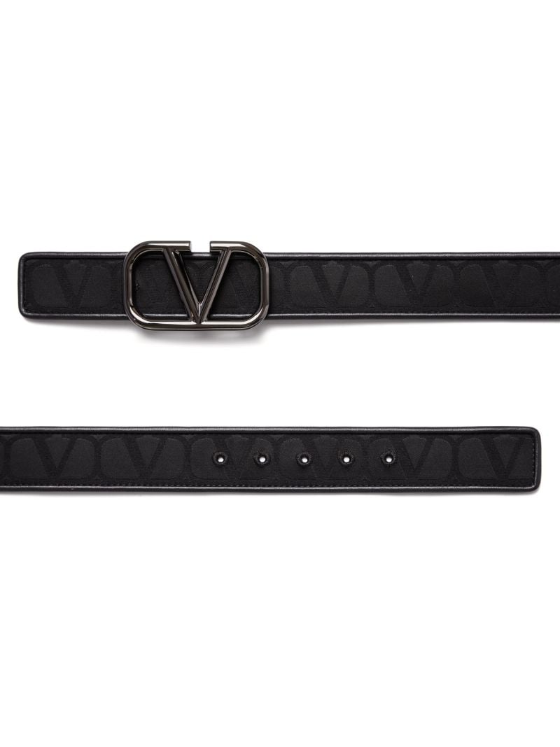 Black Toile Iconographe Belt