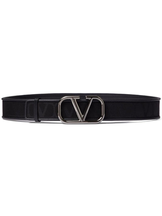 Black Toile Iconographe Belt