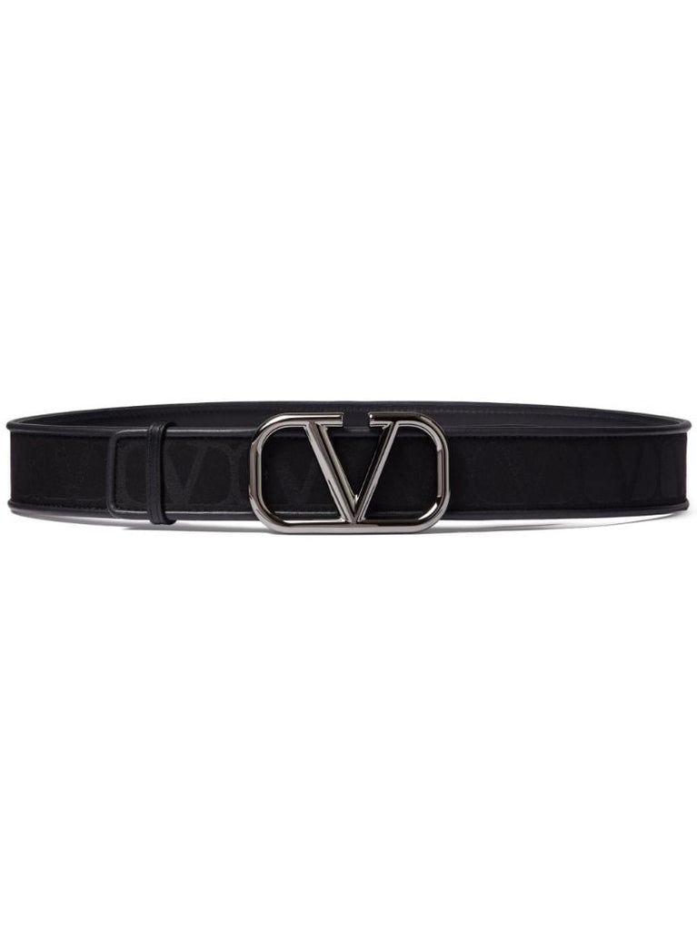 Black Toile Iconographe Belt