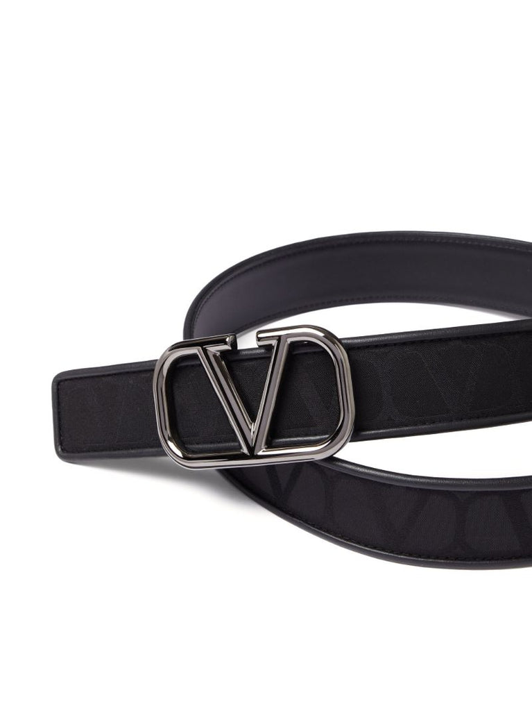 Black Toile Iconographe Belt