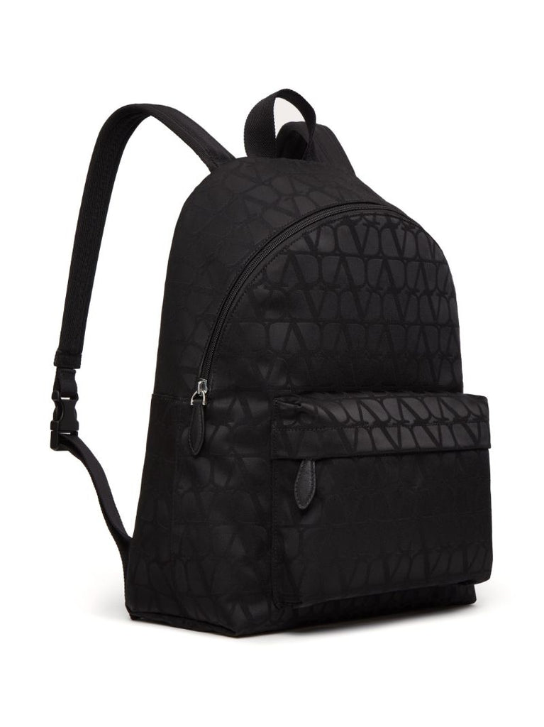 Black Toile Iconographe Backpack