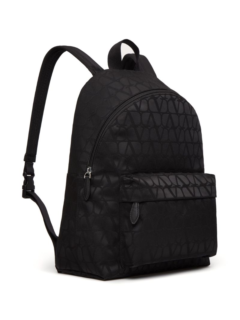 Black Toile Iconographe Backpack