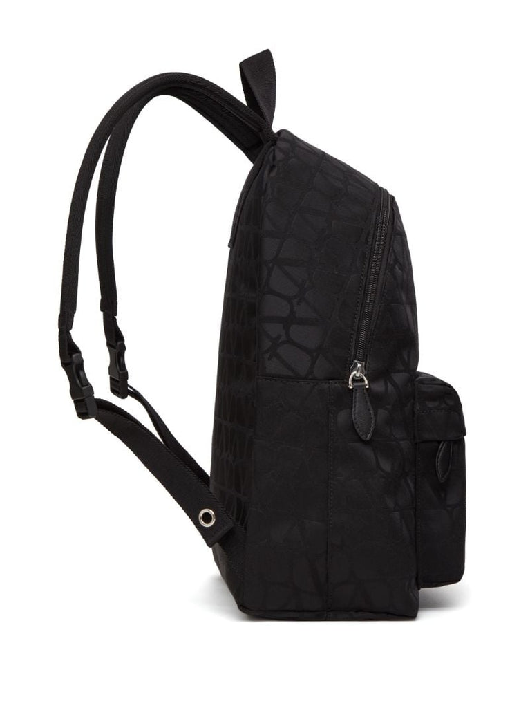 Black Toile Iconographe Backpack