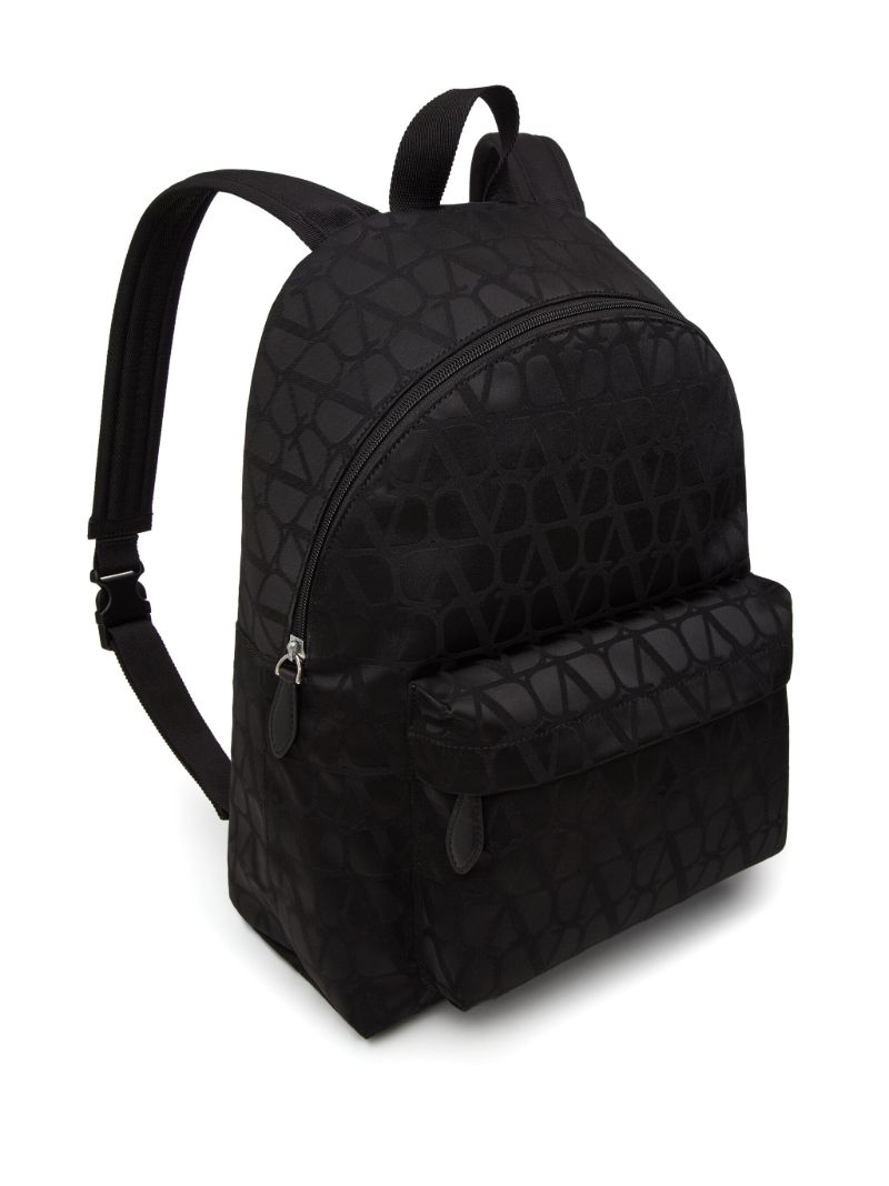 Black Toile Iconographe Backpack