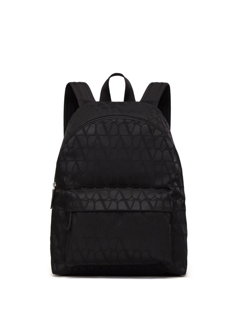 Black Toile Iconographe Backpack