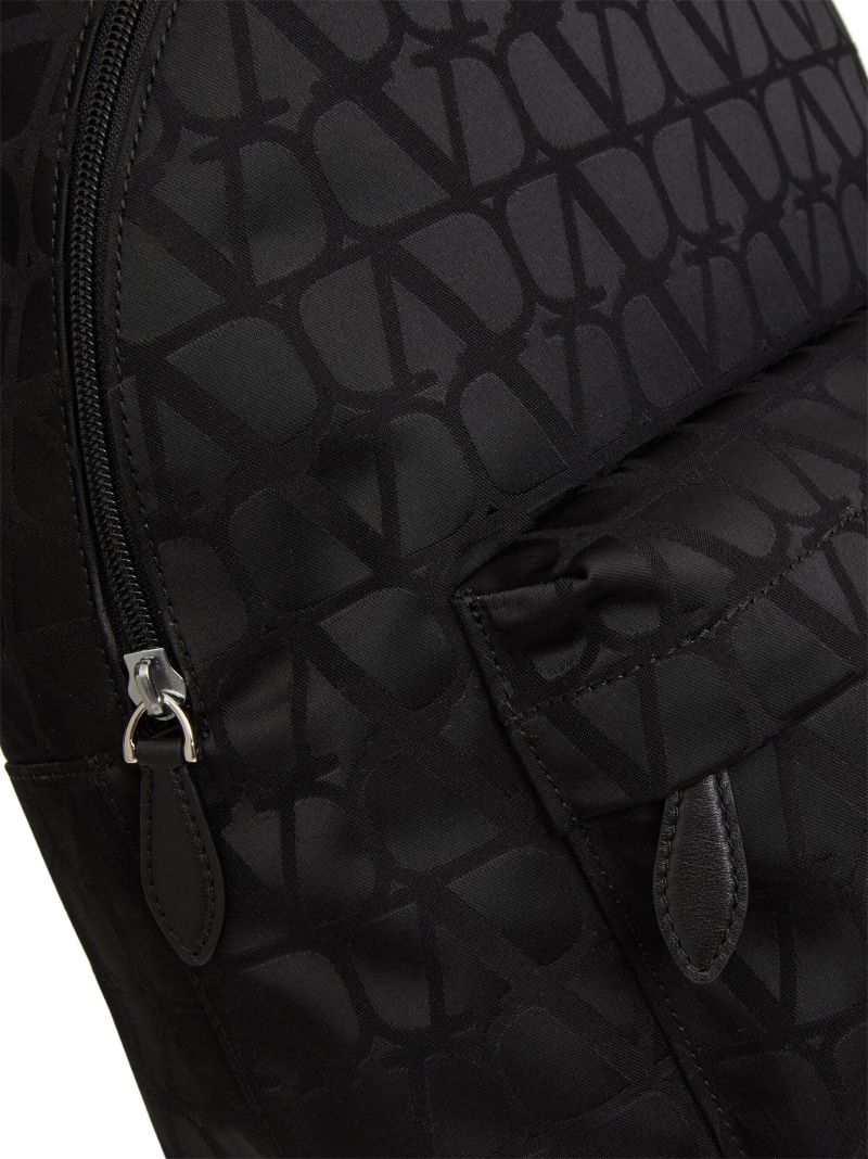 Black Toile Iconographe Backpack