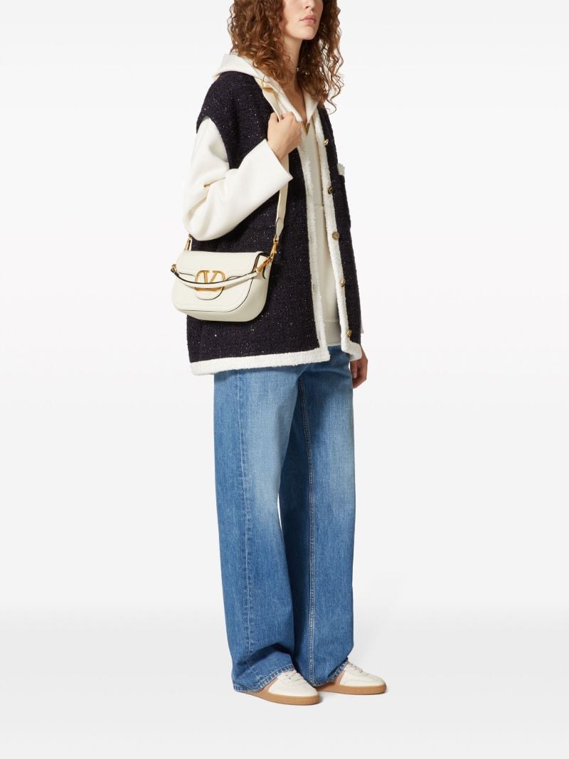 Neutral Alltime Leather Shoulder Bag
