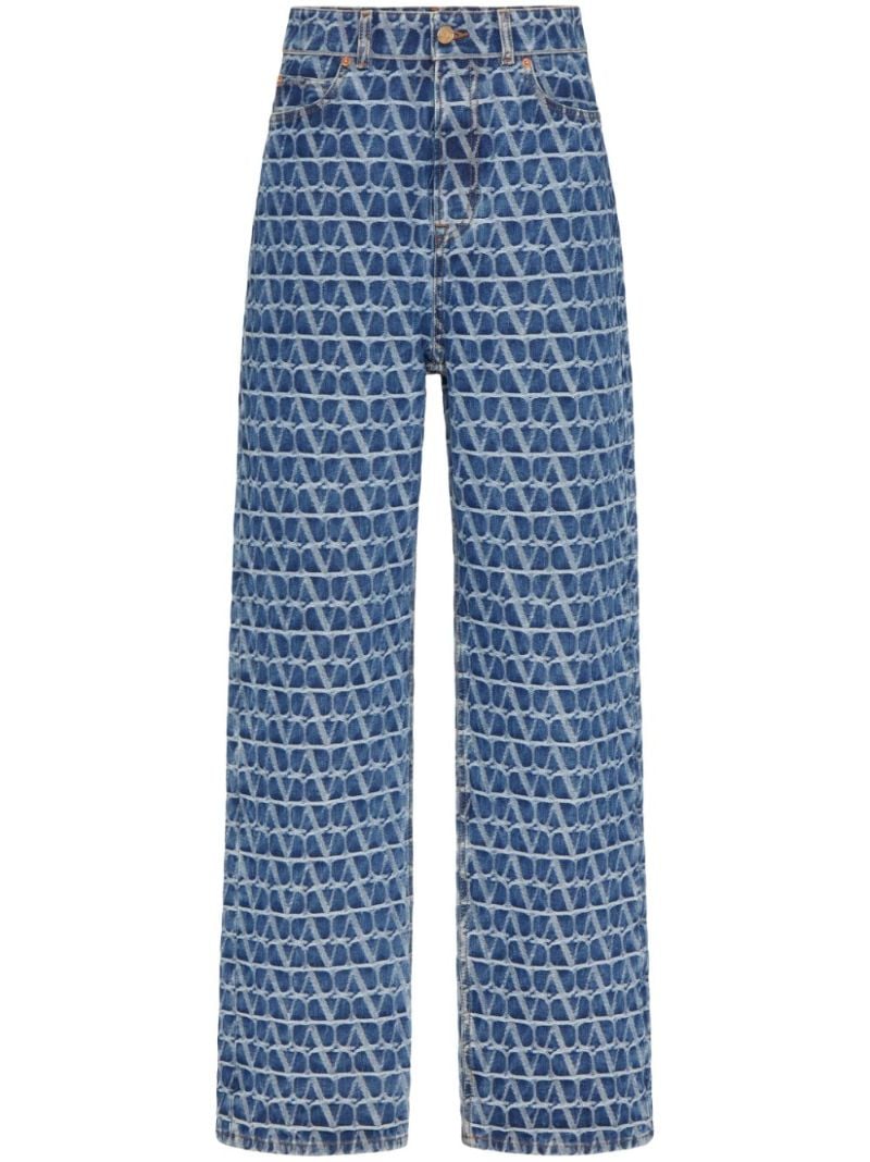 Blue Toile Iconographe Straight-leg Jeans