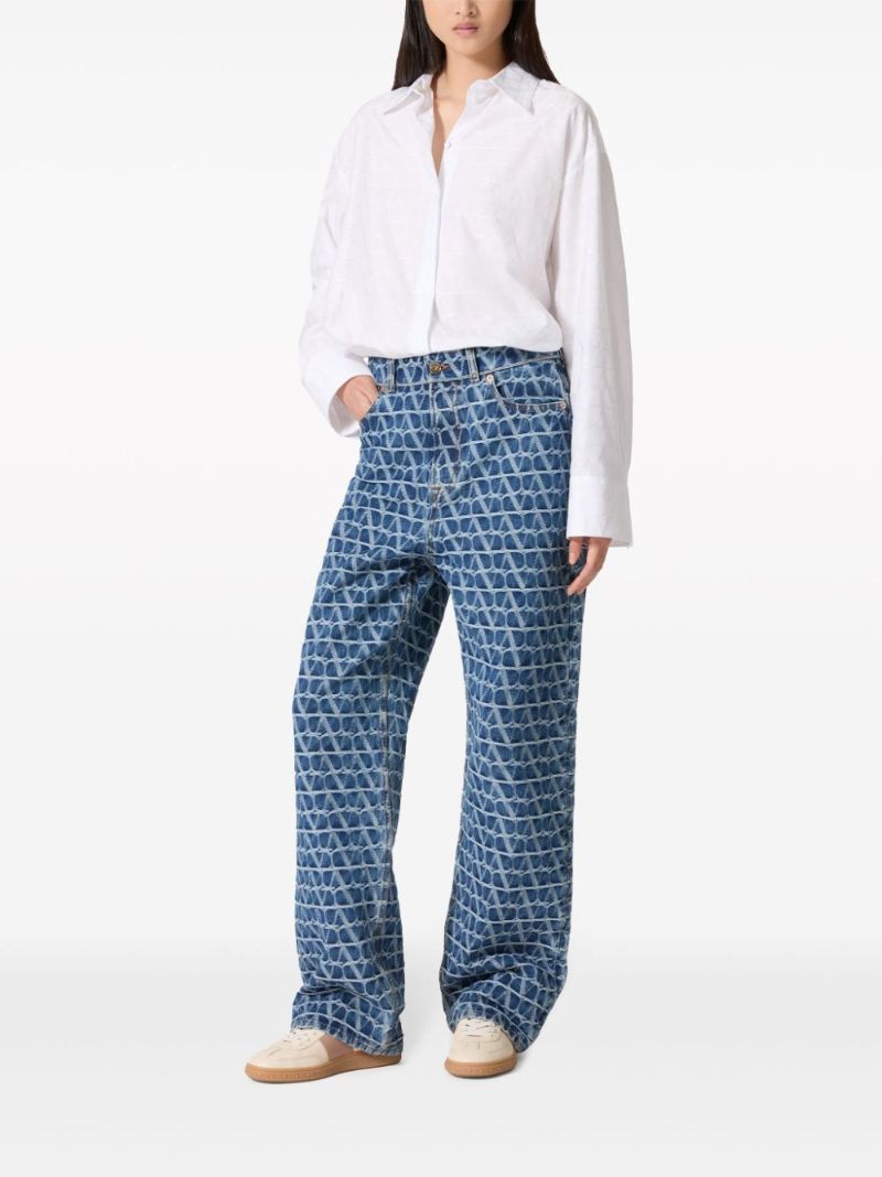 Blue Toile Iconographe Straight-leg Jeans