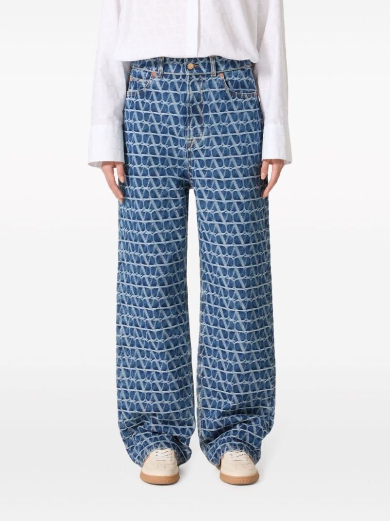 Blue Toile Iconographe Straight-leg Jeans