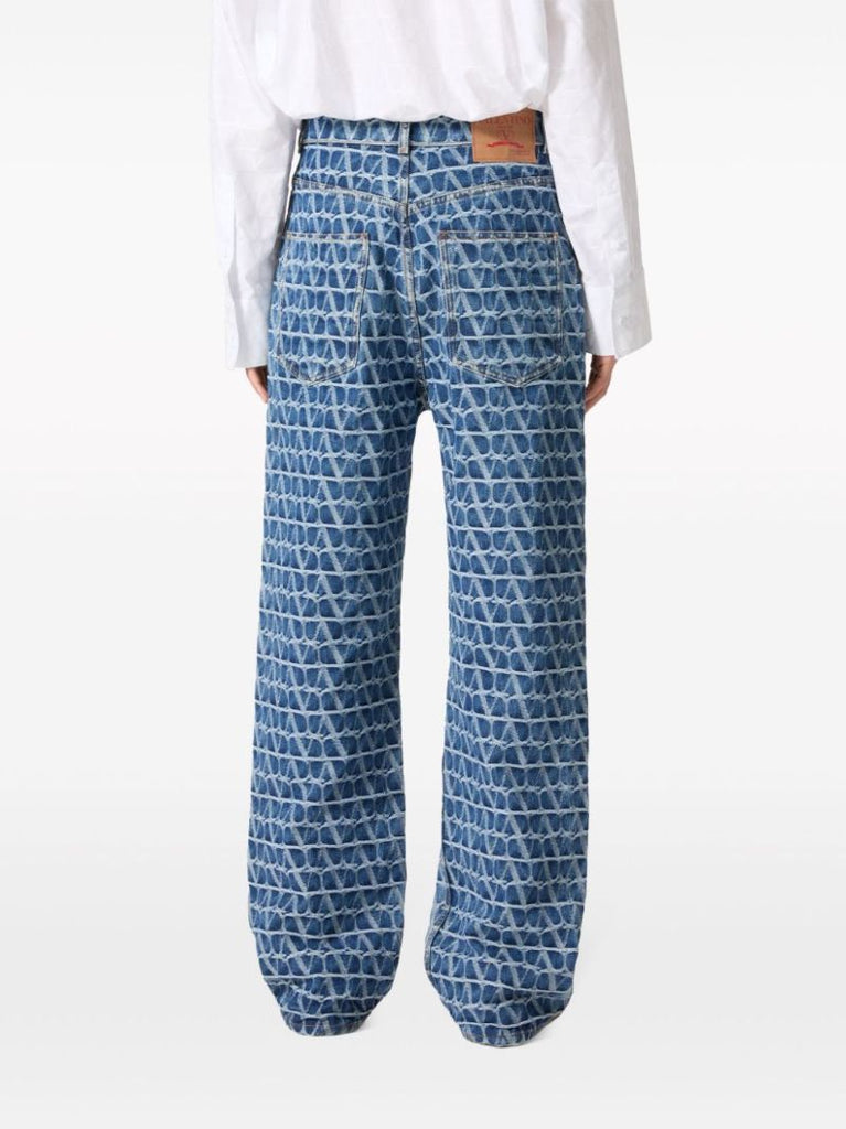 Blue Toile Iconographe Straight-leg Jeans
