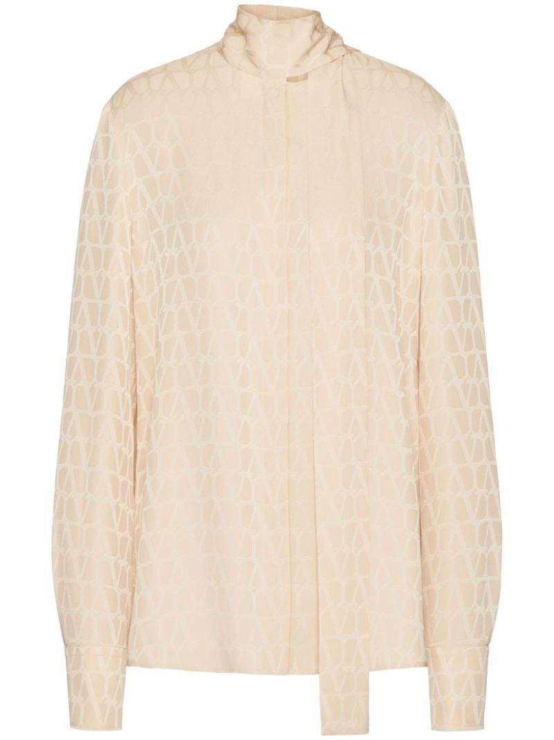Neutral Toile Iconographe Silk Shirt