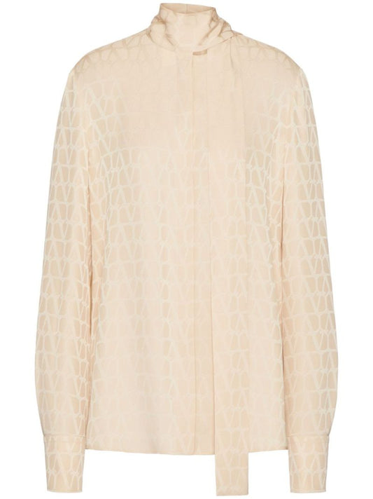 Neutral Toile Iconographe Silk Shirt