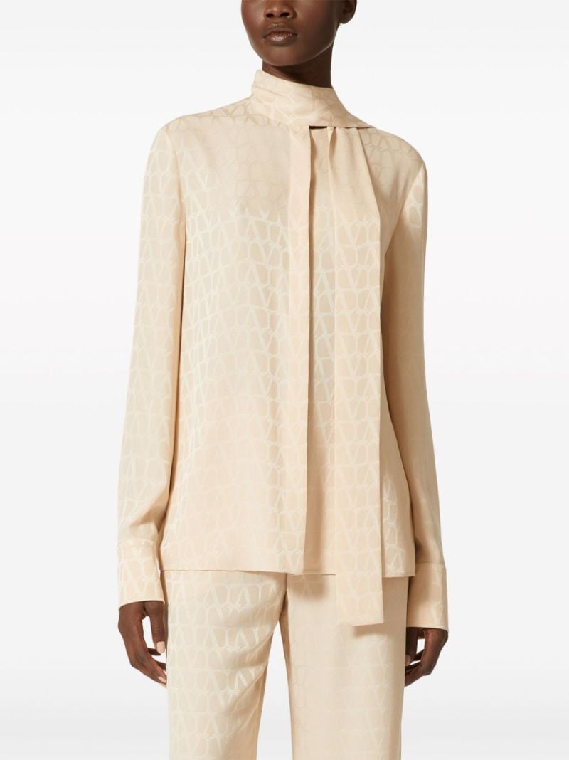 Neutral Toile Iconographe Silk Shirt