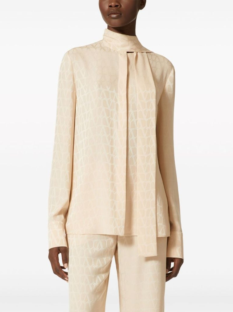 Neutral Toile Iconographe Silk Shirt