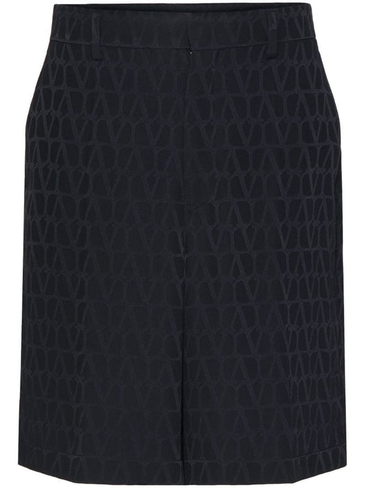 Black Toile Iconographe Silk Shorts