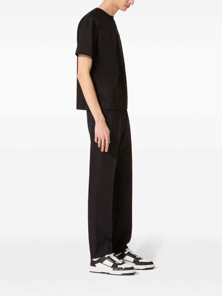 Black Logo-print Cotton T-shirt